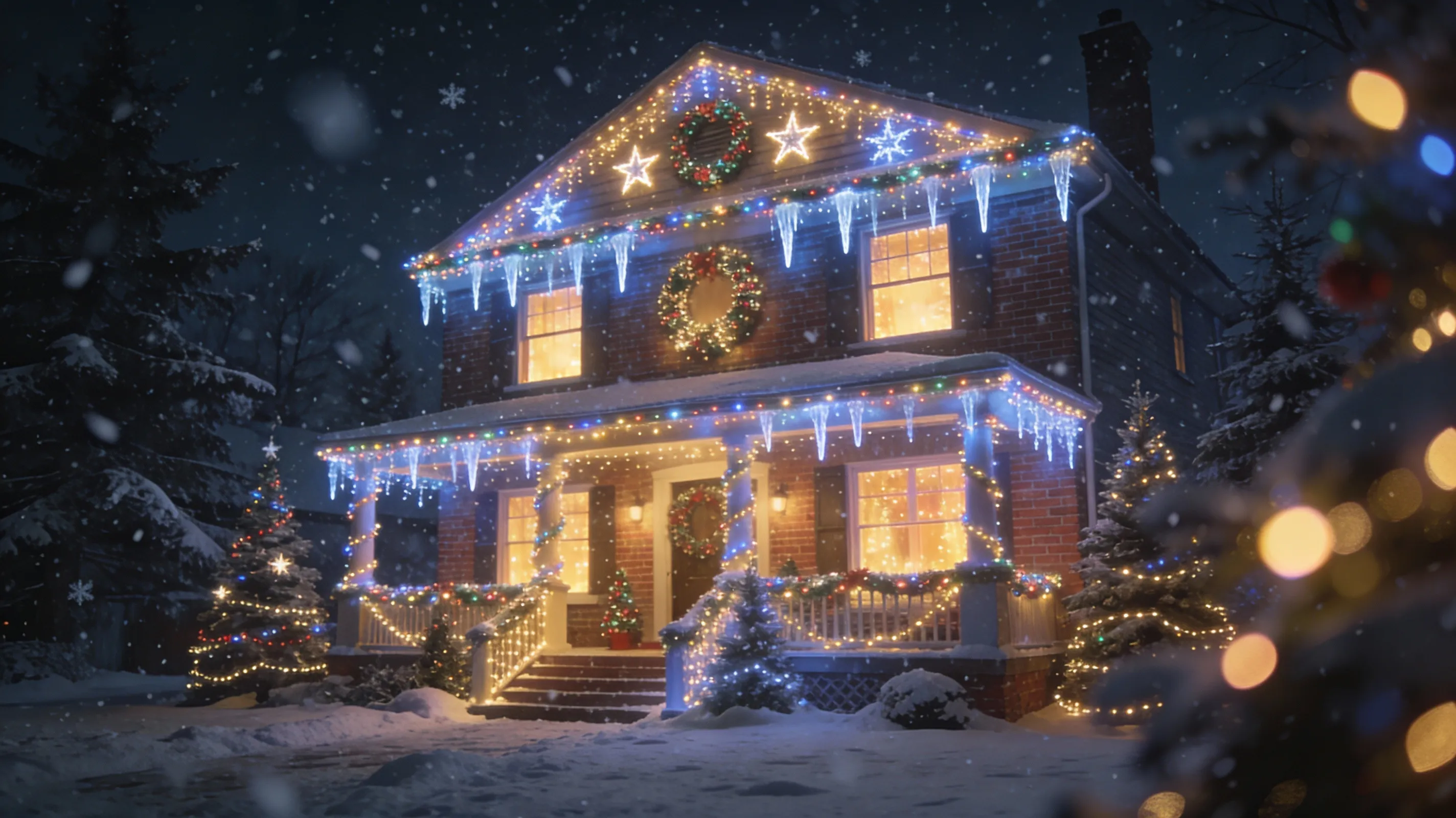 Christmass house decoration